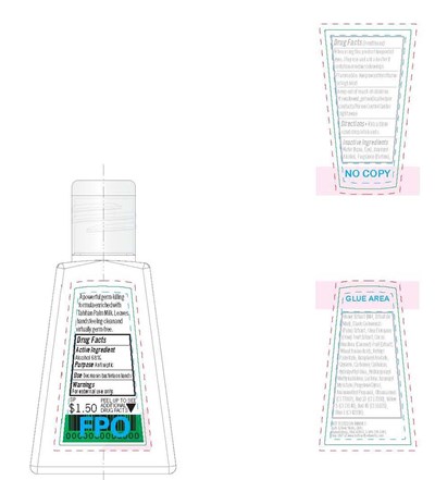 Back Label (Hand Gel Sp Bl)